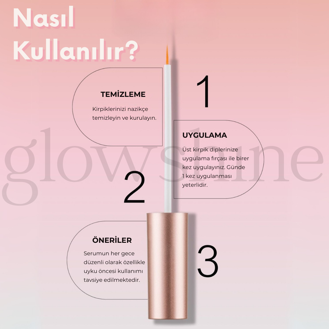 GLOWSHİNE Besleyici Kirpik Serumu
